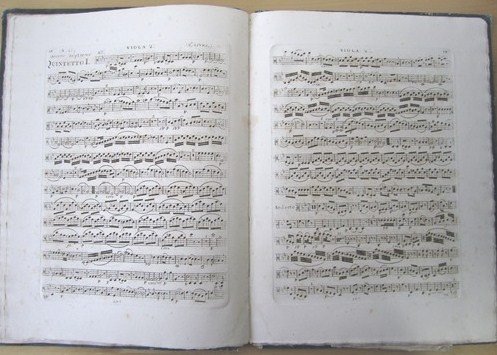 Collection Complette des Quatuors Quintetti & Trio de A. Mozart. …