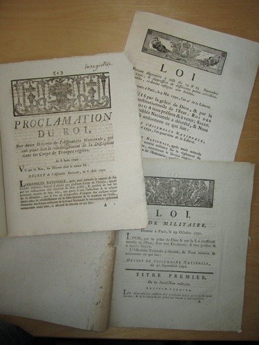 Loi. Code Militaire. Donnée à Paris le 19 octobre 1791 …