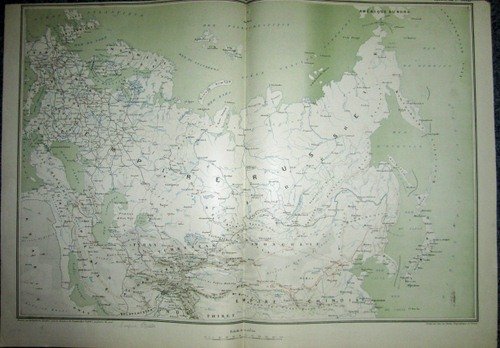 Carte de l'Empire Russe