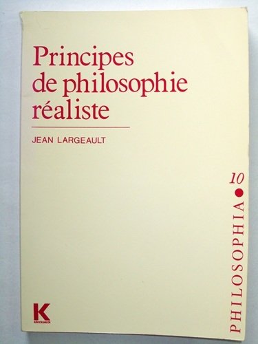 Principes de philosophie réaliste. [ exemplaire dédicacé par l'auteur ] | Immagine Gallery 1