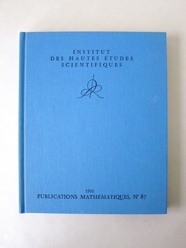 Institut des Hautes Etudes Scientifiques. Publication Mathématiques 1988, n° 87 … | Immagine principale