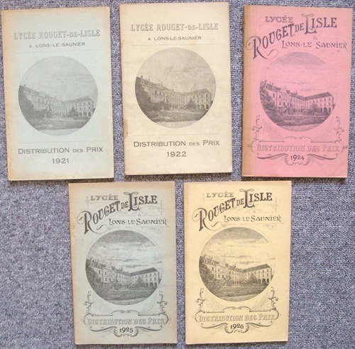 Lycée Rouget de Lisle à Lons-le-Saunier. Distribution des Prix. (Années …