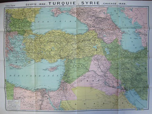 Carte Taride Egype - Irak - TURQUIE - SYRIE - …