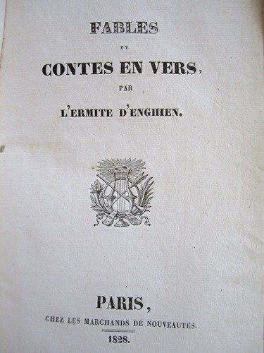 Fables et contes en vers par l'Ermite d'Enghien.