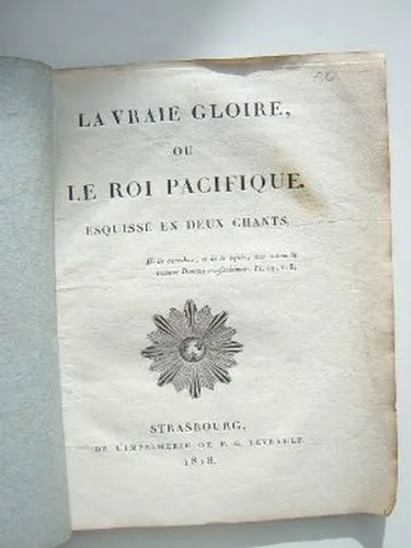 La vraie gloire ou le Roi pacifique. Esquisse en deux … | Immagine Gallery 1