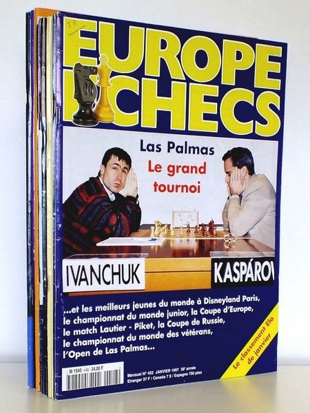 Europe Echecs - Année 1997 [ lot de 9 numéros …