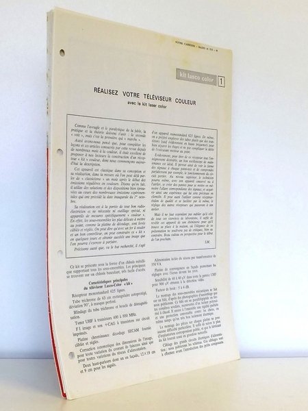 Réalisez votre téléviseur couleur : Kit LASCO Color - " …