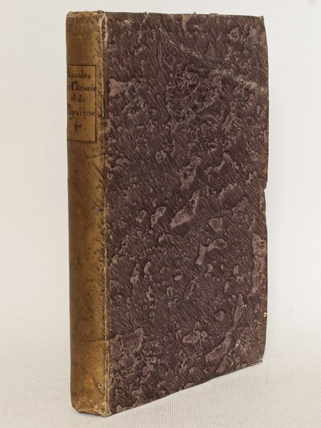 Annales de Chimie et de Physique. 1829 - Volume 1 …