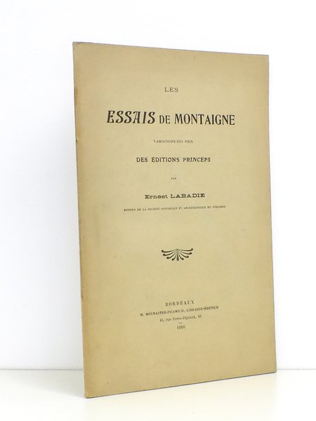 Les Essais de Montaigne - Variation des prix des éditions …