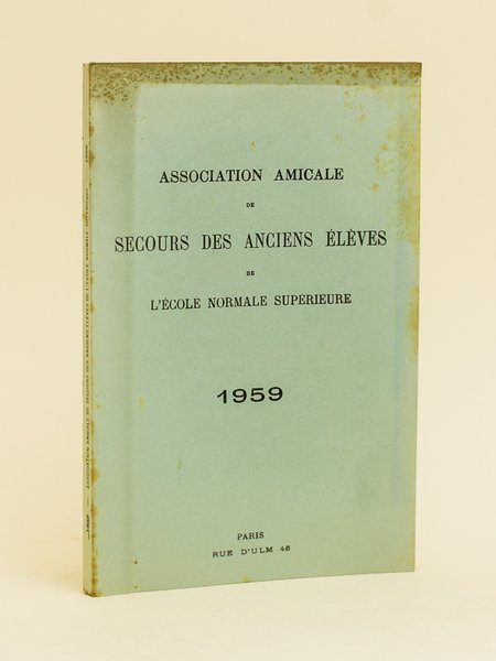 Association Amicale de Secours des anciens élèves de l'Ecole Normale … | Immagine principale