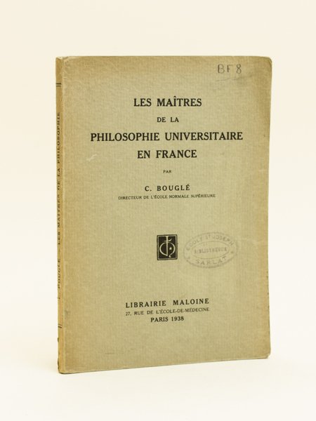Les Maîtres de la Philosophie Universitaire en France. | Immagine principale