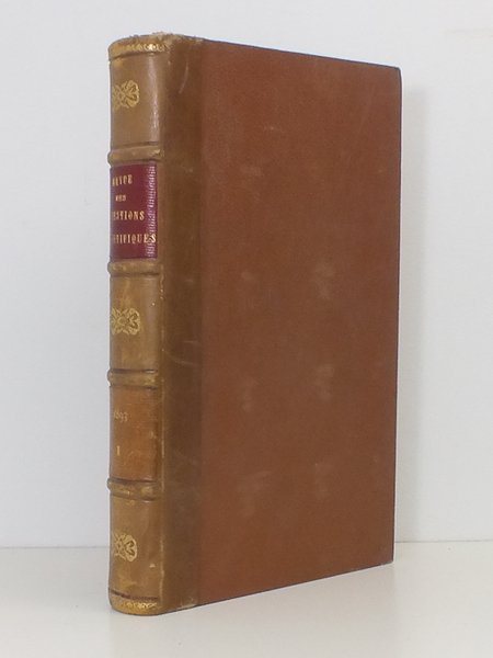 Revue des Questions Scientifiques. Deuxième Série Troisième Volume Tome XXXIII … | Immagine principale