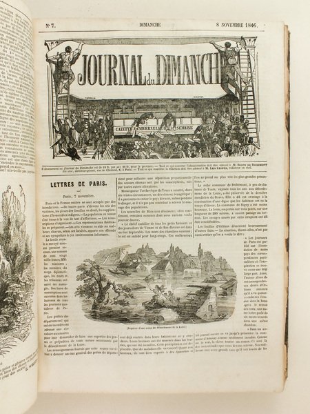 Journal du Dimanche. Gazette Universelle de la Semaine. Du n°1 …