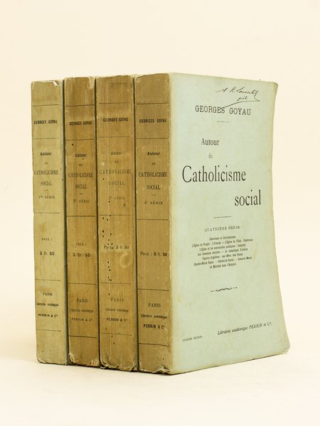 Autour du Catholicisme Social (4 Tomes) Première, Deuxième, Troisième et …