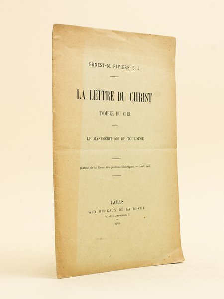 La Lettre du Christ tombée du ciel. Le manuscrit 208 …