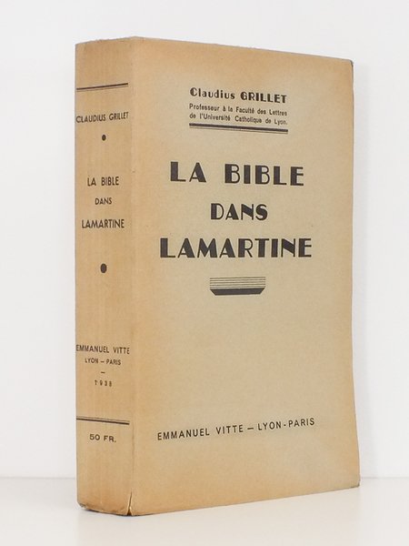 La Bible dans Lamartine.