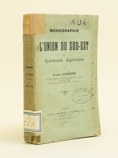 Monographie de l'Union du Sud-Est des Syndicats Agricoles. | Immagine principale