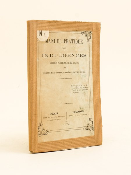 Manuel pratique des Indulgences accordées par les Souverains Pontifes aux … | Immagine principale