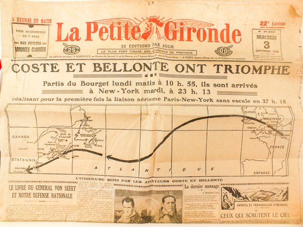 La Petite Gironde. Mercredi 3 septembre 1930 : Coste et … | Immagine principale