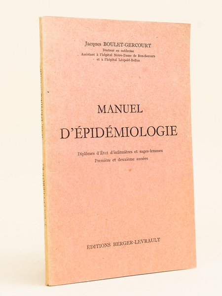 Manuel d'Epidémiologie. Diplômes d'Etat d'infirmières et sages-femmes. Première et deuxième … | Immagine principale