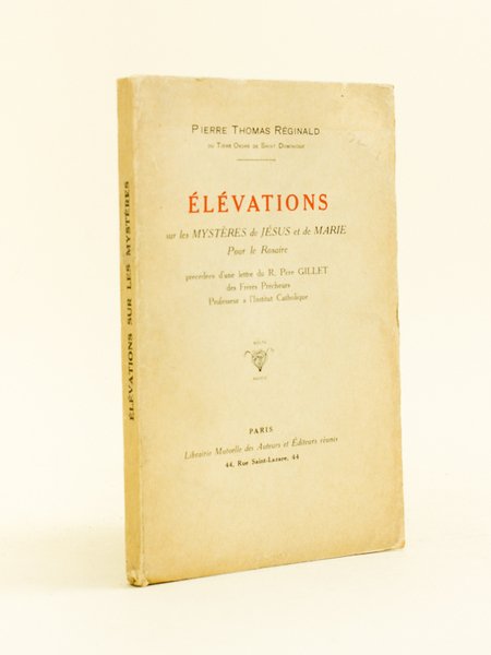 Elévations sur les Mystères de Jésus et de Marie pour …