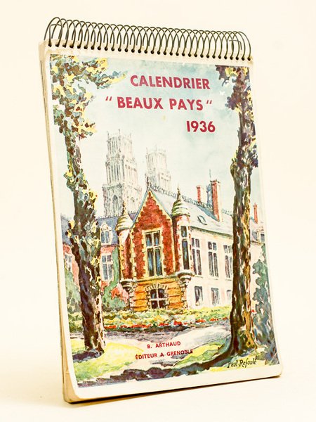 Calendrier "Beaux Pays" 1936