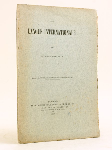 La langue internationale.