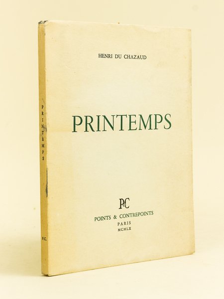 Printemps [ Livre dédicacé par l'auteur ]