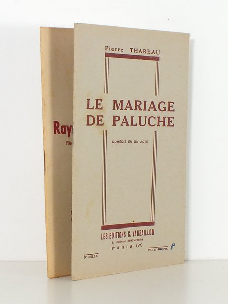 [ Lot de 2 pièces de théâtre ] Le mariage …