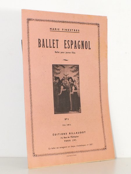 Ballet Espagnol , ballet pour jeunes filles - n° 1