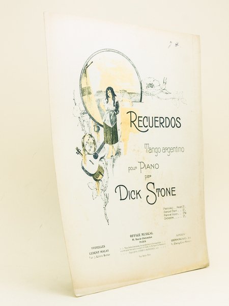 Recuerdos. Tango argentino pour Piano par Dick Stone.