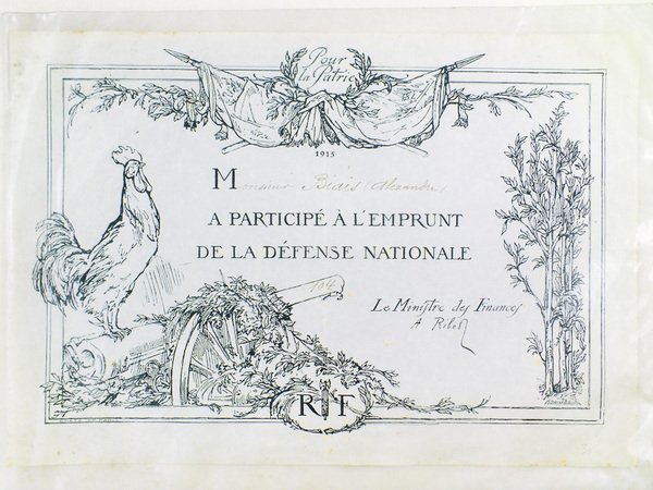 [ Lot de 3 pièces relatives aux Emprunts de la …