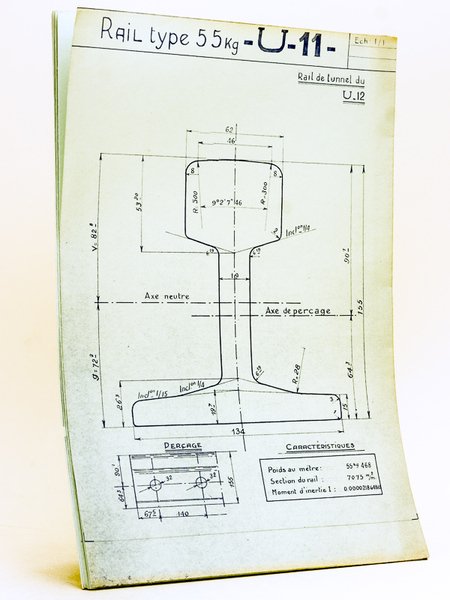 Document technique à l'échelle 1/1 : Description de divers modèles …