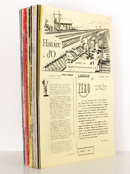 Histoires d'O. Les Trains [ Lot de 33 numéros du …