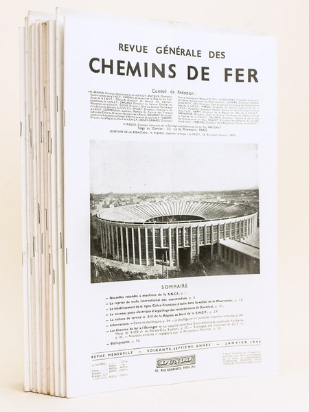 Revue Générale des Chemins de Fer. (Année 1948 - Soixante-Septième …