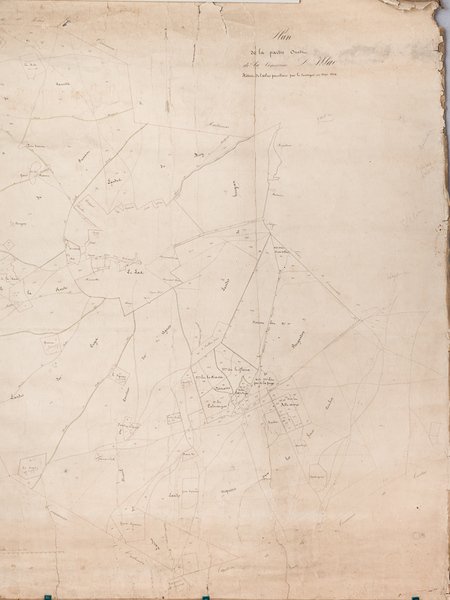 Plan de la partie Ouest de la Commune d'Illac [ …