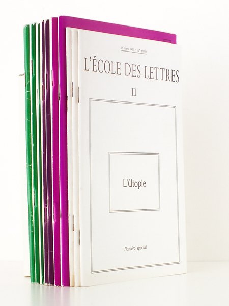 L'école des lettres Second Cycle, Revue bimensuelle éditée par l'Ecole …