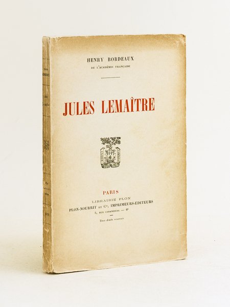 Jules Lemaître [ Edition originale - Livre dédicacé par l'auteur …