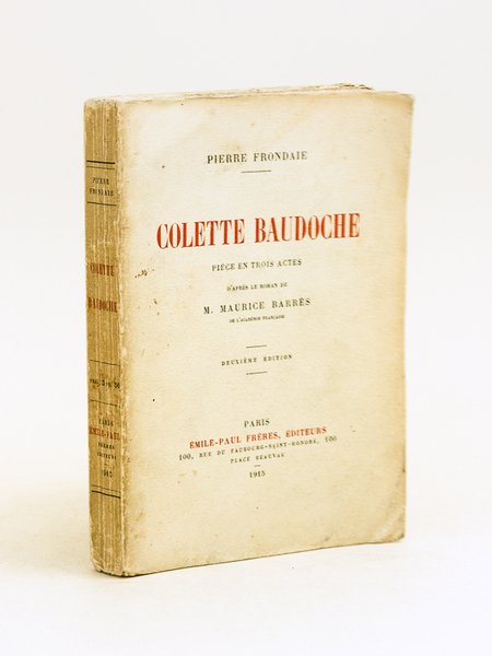 Colette Baudoche. Pièce en trois actes d'après le roman de …
