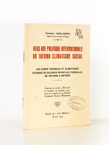 Vers une politique internationale du Thermo Climatisme social - les …