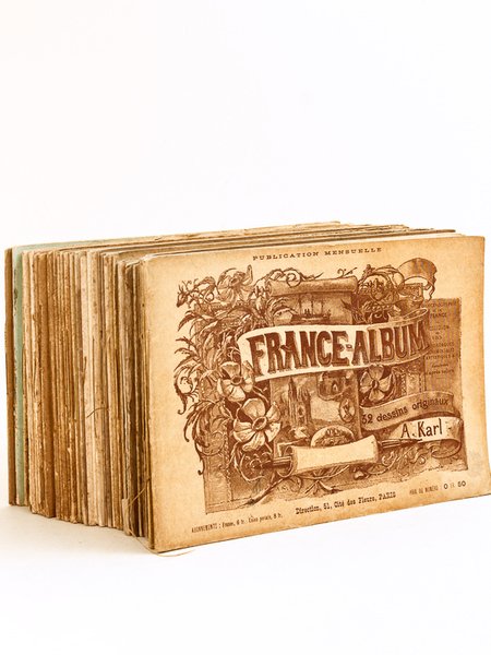 France-Album. Publication Mensuelle. Paniconographie de la France. [ Lot de …