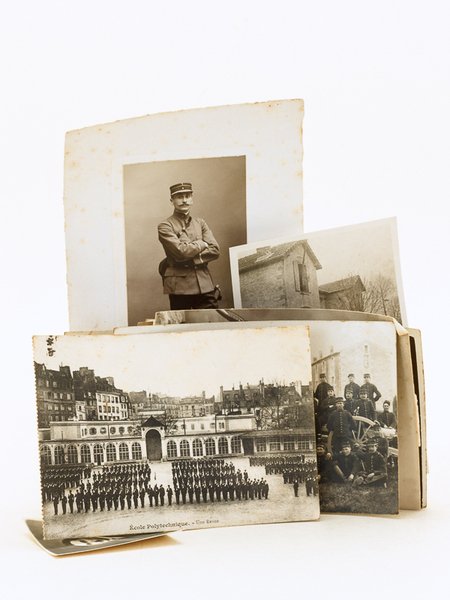 Lot de 16 photographies militaires du Polytechnicien André Boucher [ …