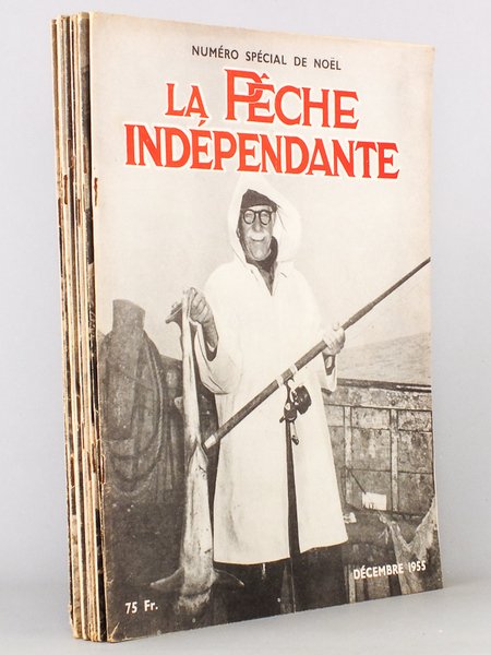 La pêche indépendante - Année 1955 complète (lot de 12 …