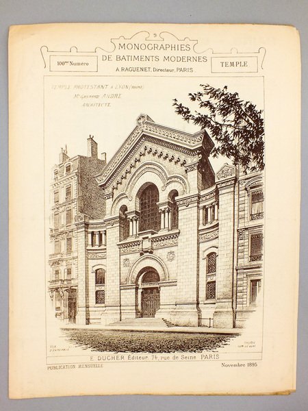 Monographies de Bâtiments Modernes - [ description de trois temples …