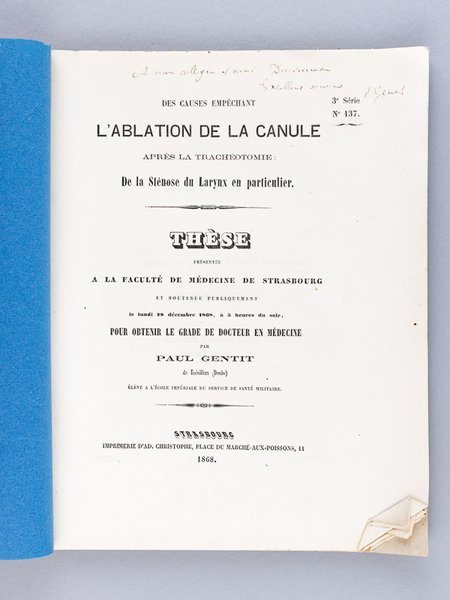 Des causes empêchant l'Ablation de la Canule après la trachéotomie …