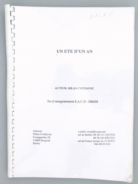 Un été d'un an