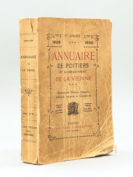 Annuaire de Poitiers et du Département de la Vienne. 57 …