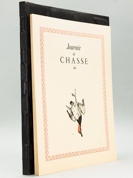 Lot de 14 Carnets de Chasse [ 2 grands feuillets …