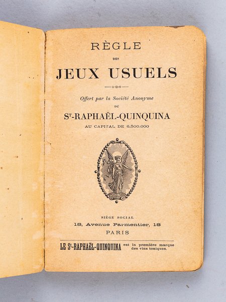 Règle des Jeux Usuels. Offerts par la Société Anonyme du …