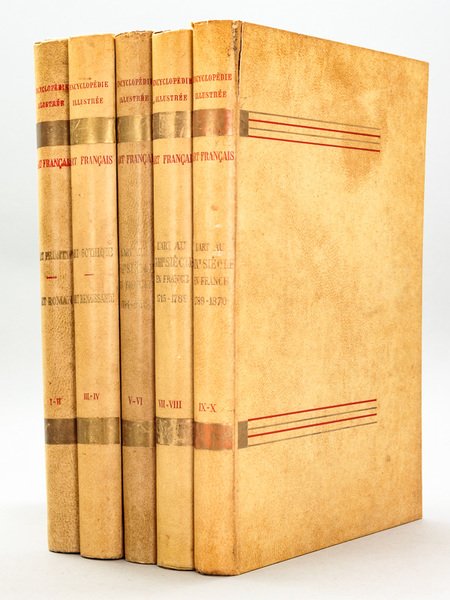 Nouvelle encyclopédie illustrée de l'art français (10 tomes, complet) : …